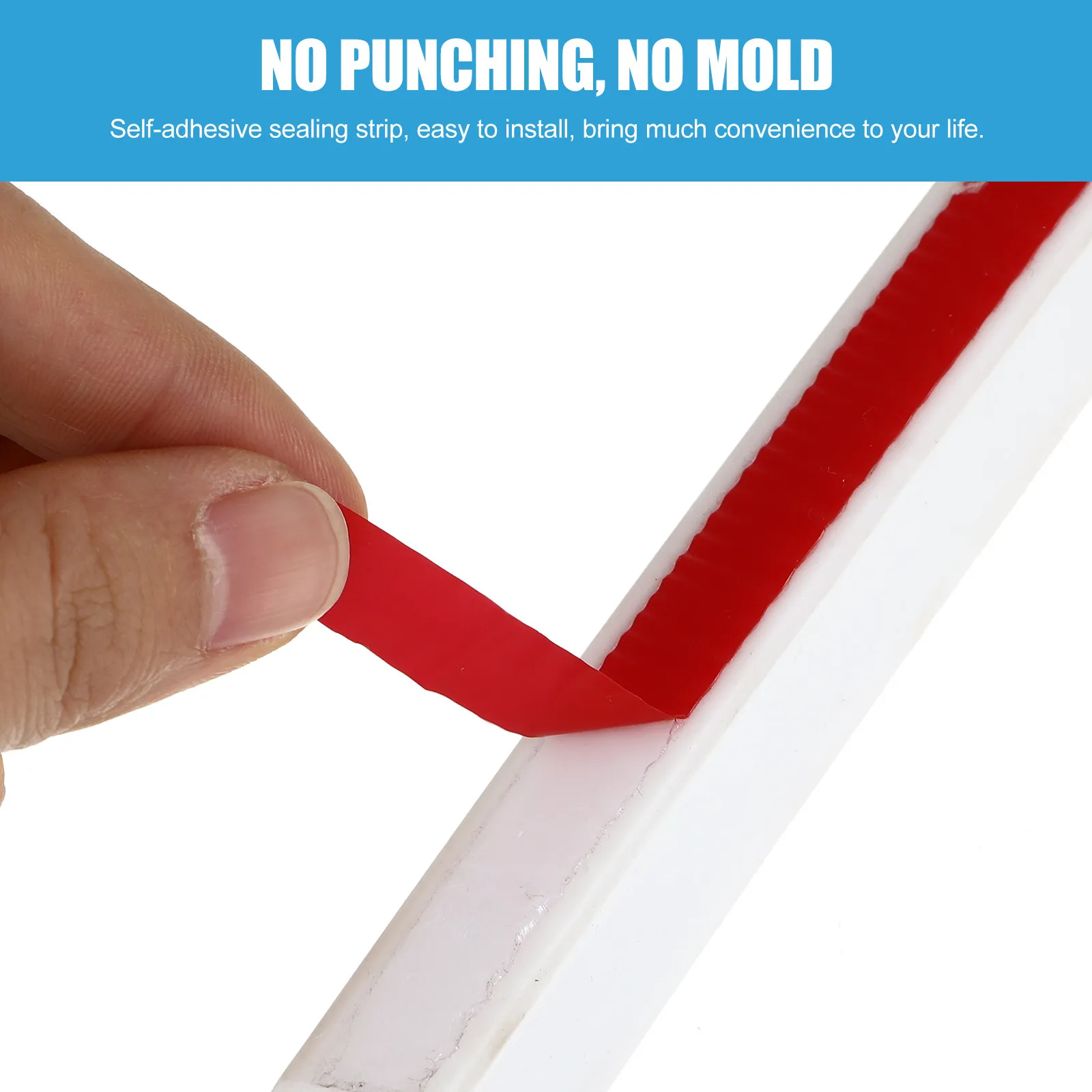 

Silicone Water Retaining Strip Self-Adhesive Bathroom Waterproof Strip Shower Toilet Countertop Water Guard Shower Dam Threshold