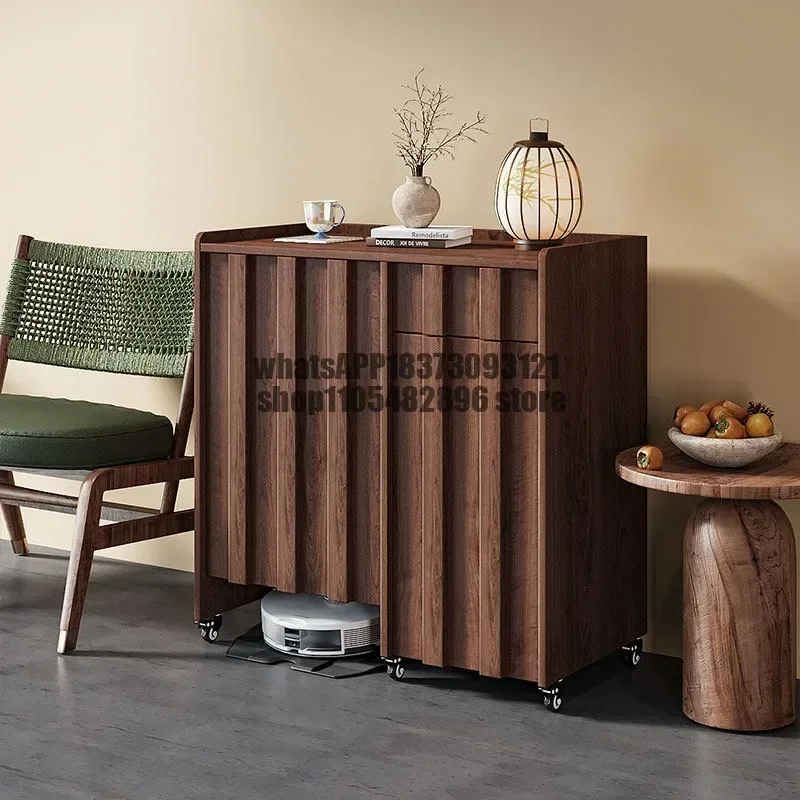 Vintage-style solid wood floor sweeping base station cabinet, concealment cabinet, storage cabinet, storage cabinet