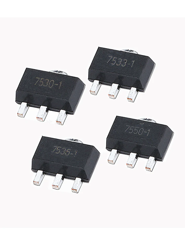 20 szt. HT7530 HT7533 HT7536 HT7550 SOT-89 HT7530-1 HT7533-1 HT7536-1 HT7550-1 HT7550-2 SOT89 7530 7533 7536 7550 SMD Triode — zdjęcie 2