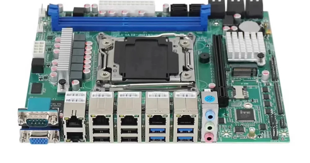 C612 6xLAB2.5G i226V Main Board ITX Mendukung Hot Swappable Hard Disk Array Raid Storage Industrial Control Server NAS Chassis