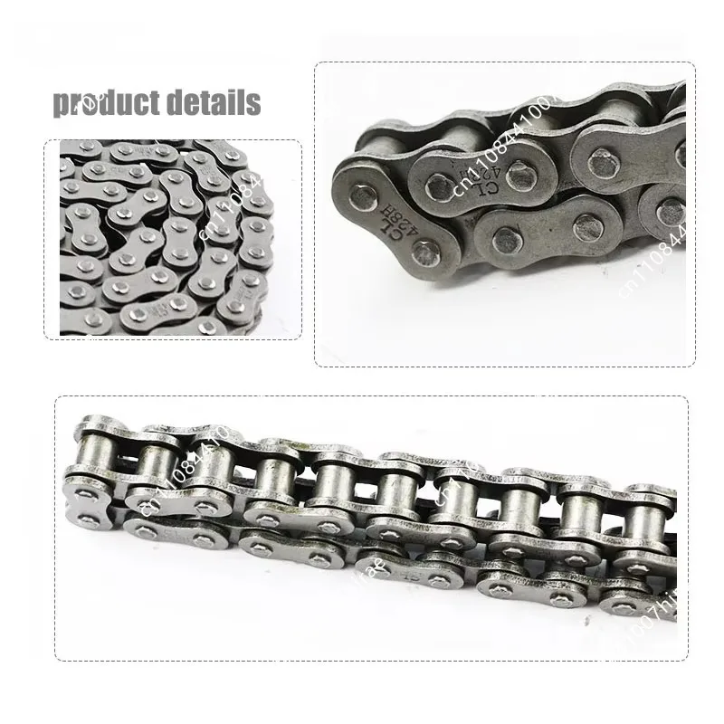 428H Motorcycle Drive Chain 92-168 Links Racing Chain For Dirt Bike Enduro Superbike Quad Vehicle Replacement Parts