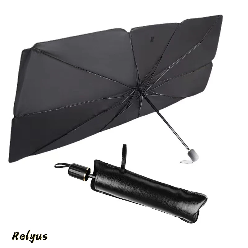 Car Sunshade Umbrella for Nissan Murano 1 2 3 Z50 Z51 Z52 Logo Car Front Window Windshield Foldable Parasol Protection Accessory