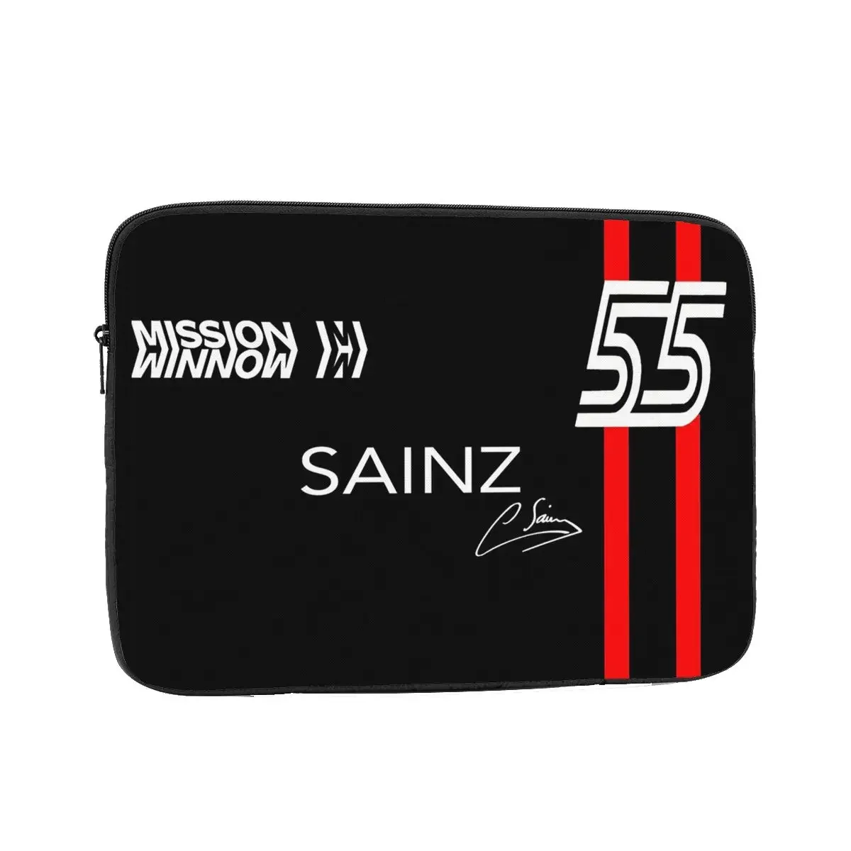 Carlos Sainz Jr F1 Signature Graphic - Dark Notebook Laptop Bag Case Pouch 10 12 13 15 17 Inch Tablet Shockproof Case Bag