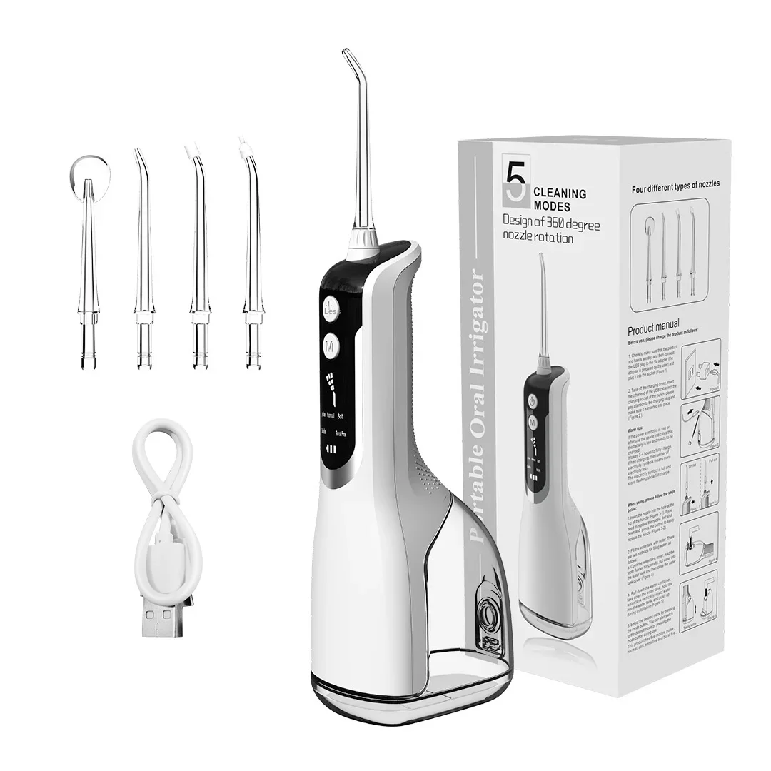 Irrigateur buccal électrique portable, hydropulseur, livres dentaires, blanchiment des dents, nettoyeur de tartarro, cure-eau