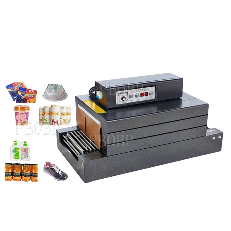 Heat Shrink Tunnel Wrapping Machine Package Cosmetic Handmade Perler Beads Finished Product Packaging view 2
