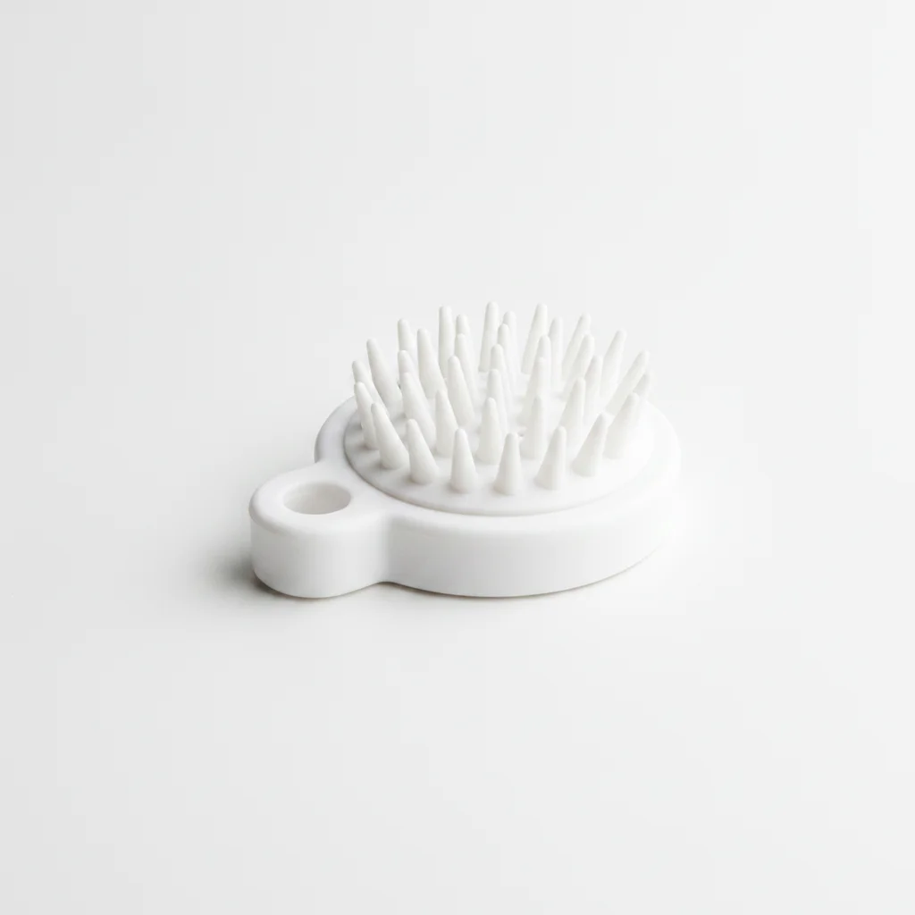 Scalp Massage Brush Silicone Bristles Deep Cleansing Hair Care Tool Hairbrush for Shower and Bath Relaxation