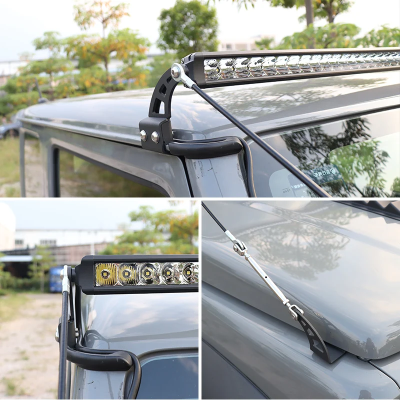 Hood Obstacle Eliminate Rope Protector For Suzuki Jimny JB64 Sierra JB74W 2019 2023 Accessories