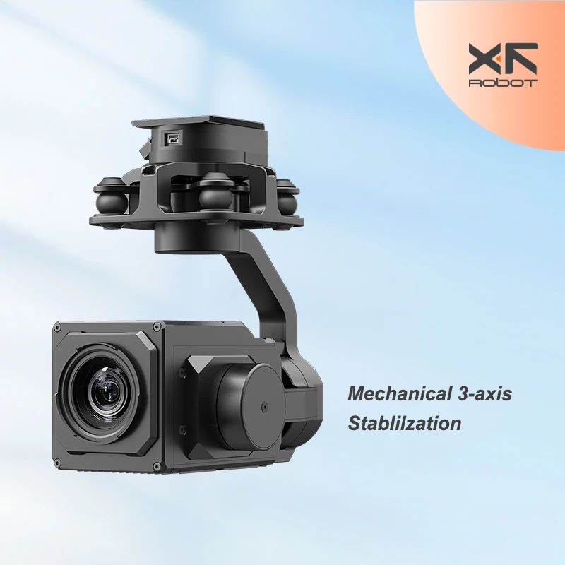 XF-Z6C high zoom Visible light pod UAV  PTZ Camera 4K resolution 1500 times hybrid zoom 3-Axis Pod Hybrid Zoom Pod