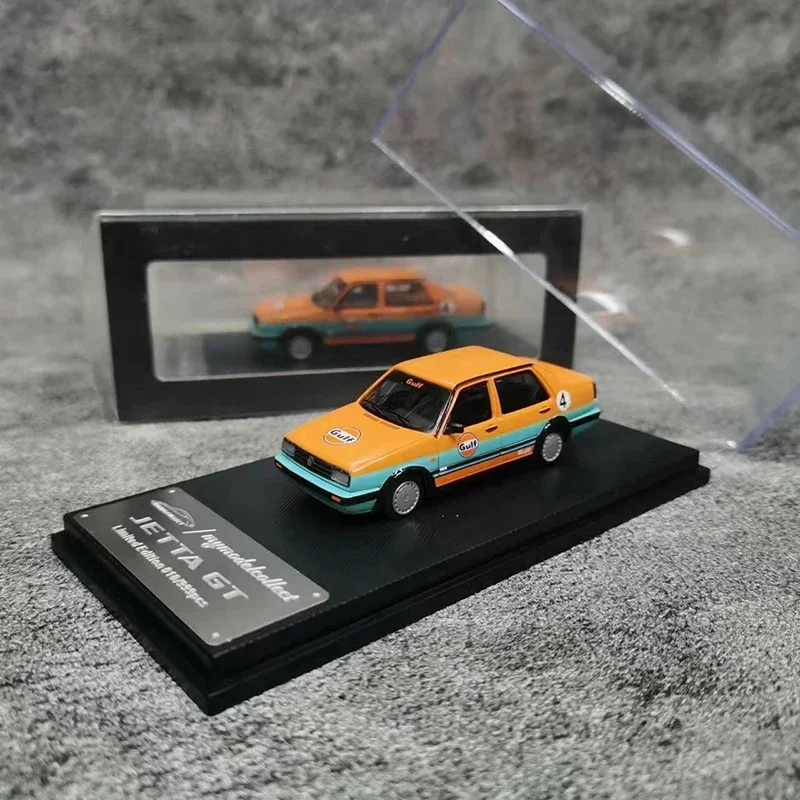 MC 1:64 Model Car Jetta GT Alloy Die-cast Vehicle - Gulf 2 Color Version Collection