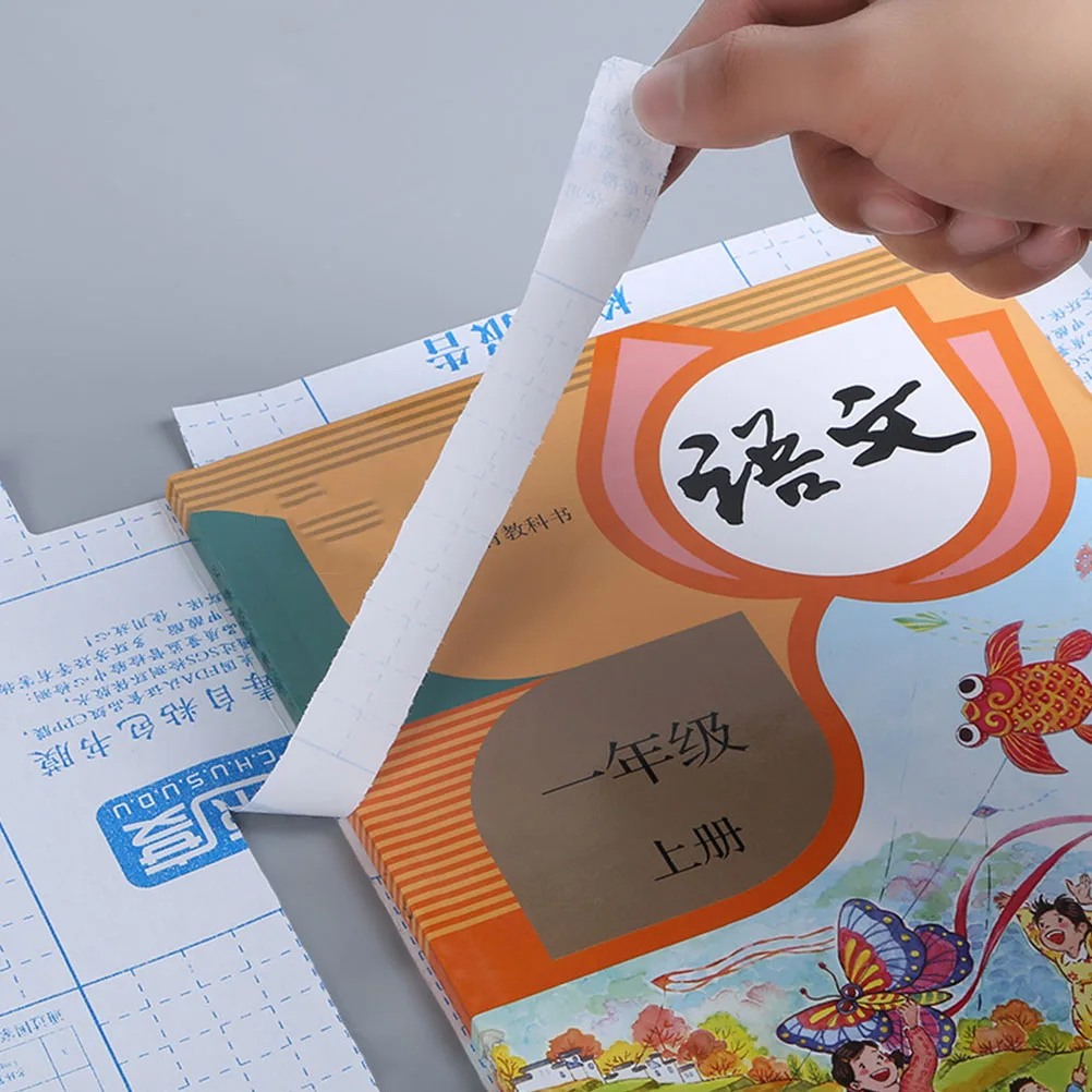 16 Uds cubierta de libro película protectora protección de la salud cubiertas estirables autoadhesivas transparentes para la escuela estuche esmerilado libros
