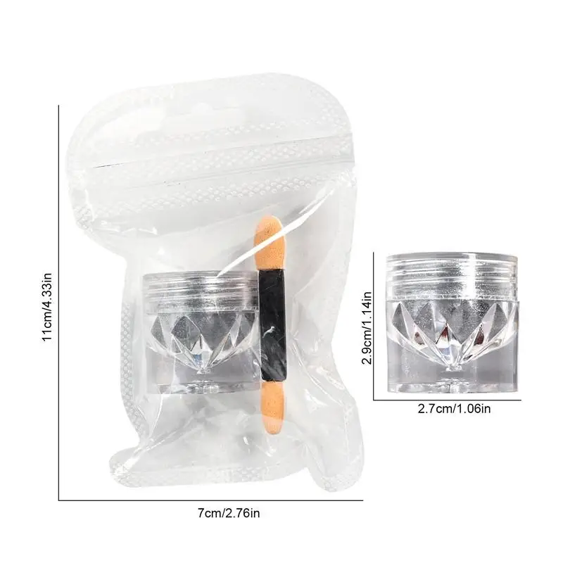 미러 네일 반짝이 가루 먼지 크롬 고양이 눈 파우더 금속 빛나는 네일 강화 오로라 파우더 매니큐어 네일 장식