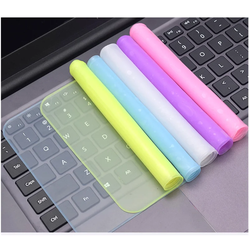 Laptop Desktop Universal Keyboard Film Waterproof Keypad Protector Case Dustproof Keyskin Cover 12-17 inch For Macbook Notebook