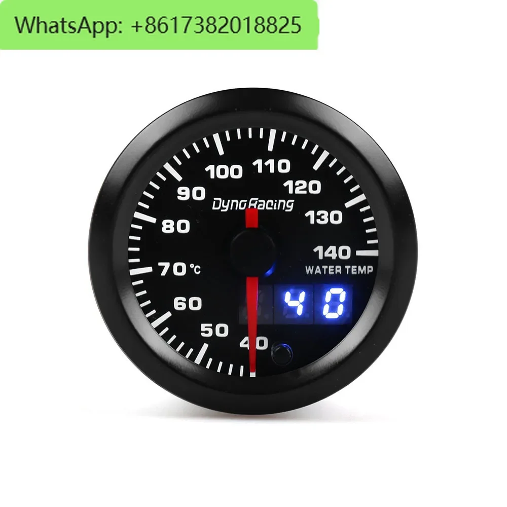 

Car modification 12V water temperature gauge, high-speed stepper motor pointer, LCD dual display, seven color racing special