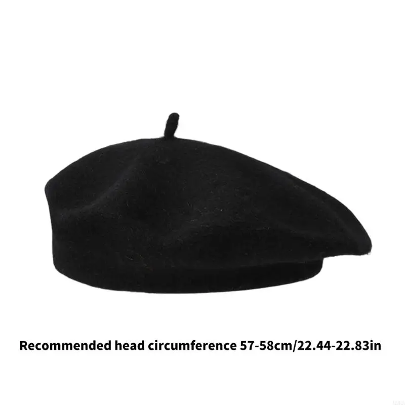 2025 새로운 신축성 프랑스 베레모 모자 아크릴 혼합 겨울 모자 유니에 렉스 가을 액세서리