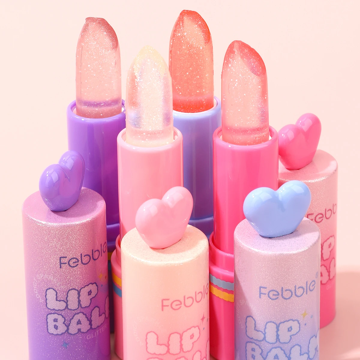 FEBBLE lip balm is a natural moisturizing lip gloss with multiple functions of nourishing the lips, creating hydrated and chubby