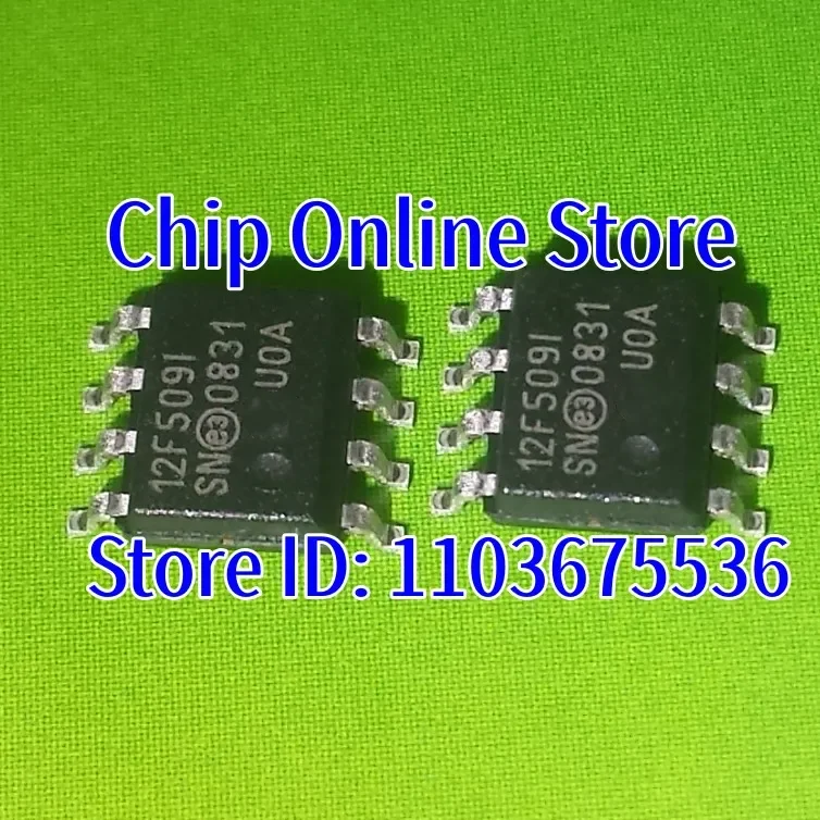 5~100pcs  PIC12F509  PIC12F509-I/SN  PIC12F509T-I/SN  SOIC8  New Original  8 Bit Microcontroller MCU