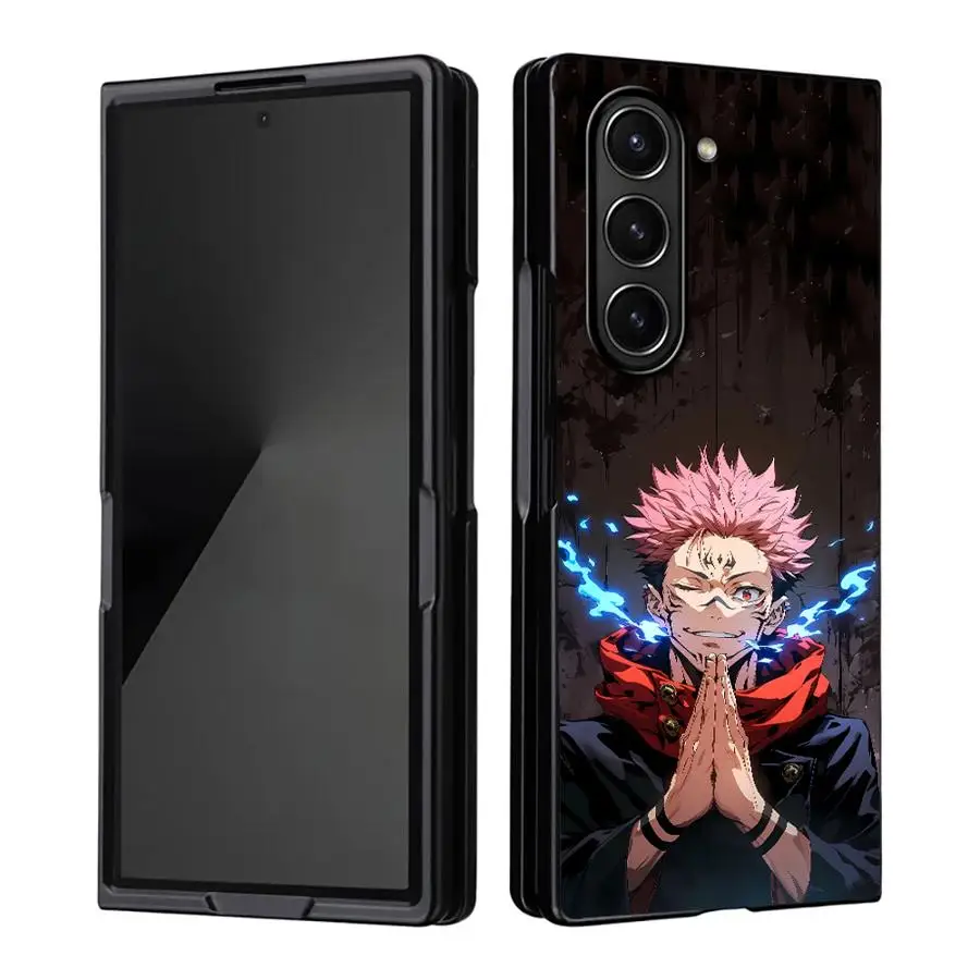 Anime S-Sukuna Case for Samsung Galaxy ZFold4 ZFold5 ZFold6 ZFold7 ZFold3 Z Fold 7 6 5 4 3 Back Phone Cover