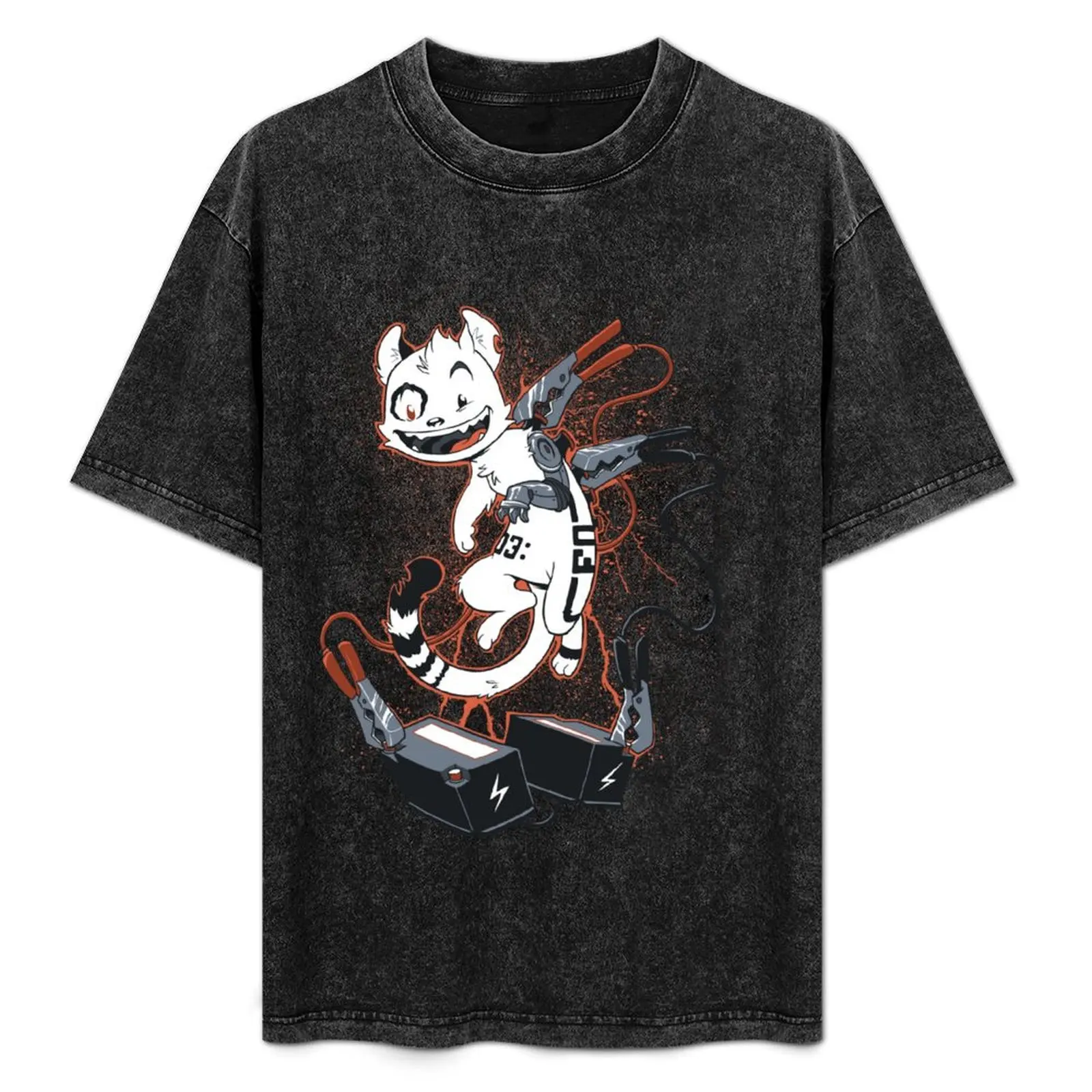 

Cyber Cat Charges Up T-Shirt Holiday Party Tee Shirt