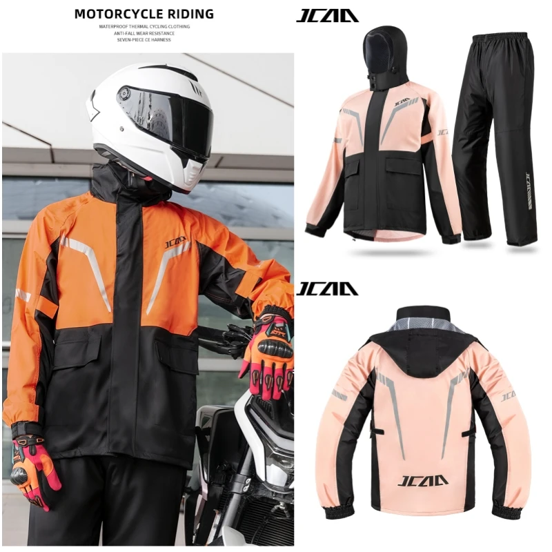 

Motorcycle Rain Wear - Waterproof Protection High-quality Jacket Pants Men Women Comfortably Wearable Moto Raincoat