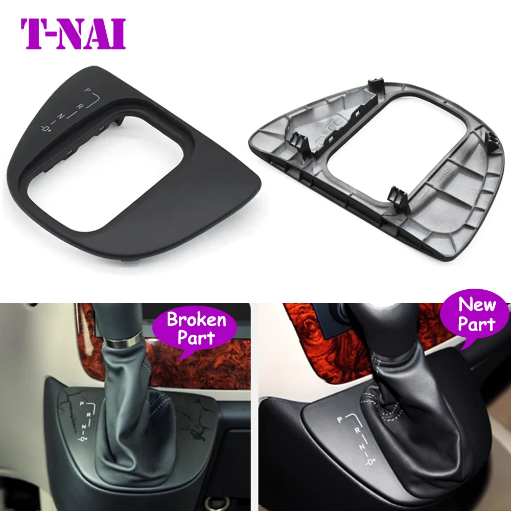 LHD W636 W639 Car Central Console Automatic Gear Box Shift Cover Lever Baffle For Mercedes Benz Vito Viano 2010-2015