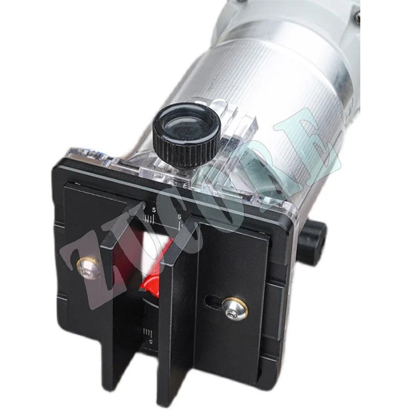 2-in-1 connector slotted bracket woodworking trimmer rack invisible fastener slotting positioner mold