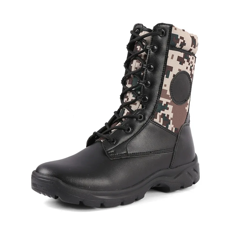 High-Top Camouflage Lightweight and Comfortable Men's Combat Boots Breathable Tactical Boots for Outdoor Adventures