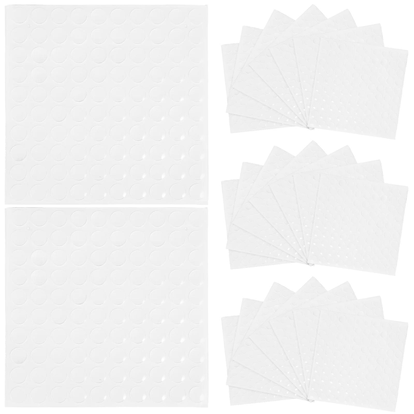 

300pcs Cabinet Door Protector Clear Crash Pad Cabinet Bumpers Furniture Drawer Stops Non Slip Kitchen Buffers