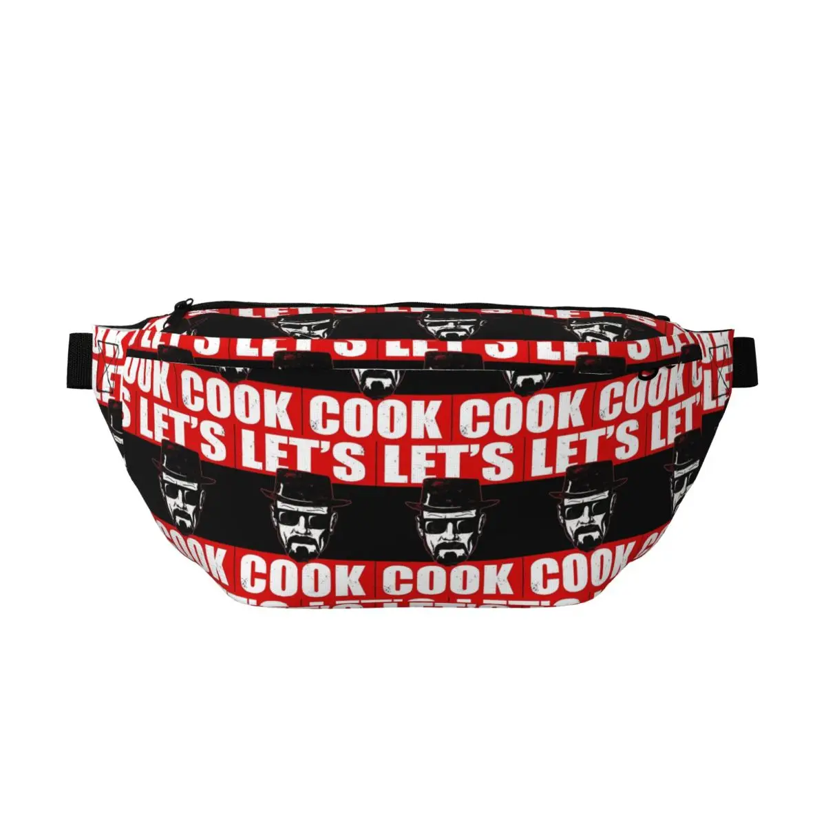 

Сумка-бананка через плечо Let's Cook Bad-Heisenberg для мужчин и женщин, регулируемая поясная сумка для путешествий, бега, хранения денег и телефона, нагрудная сумка