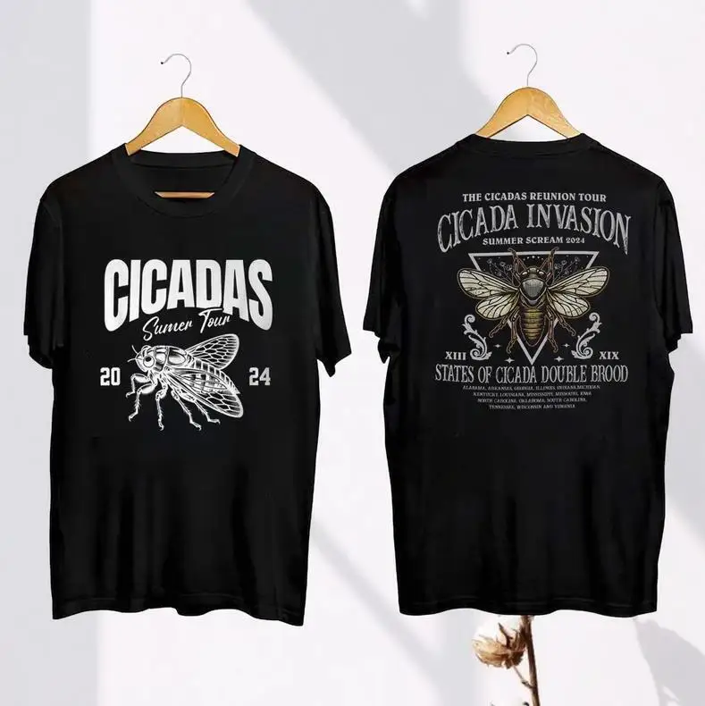 The Cicadas Reunion Tour Summer 2024 Graphic T-shirt