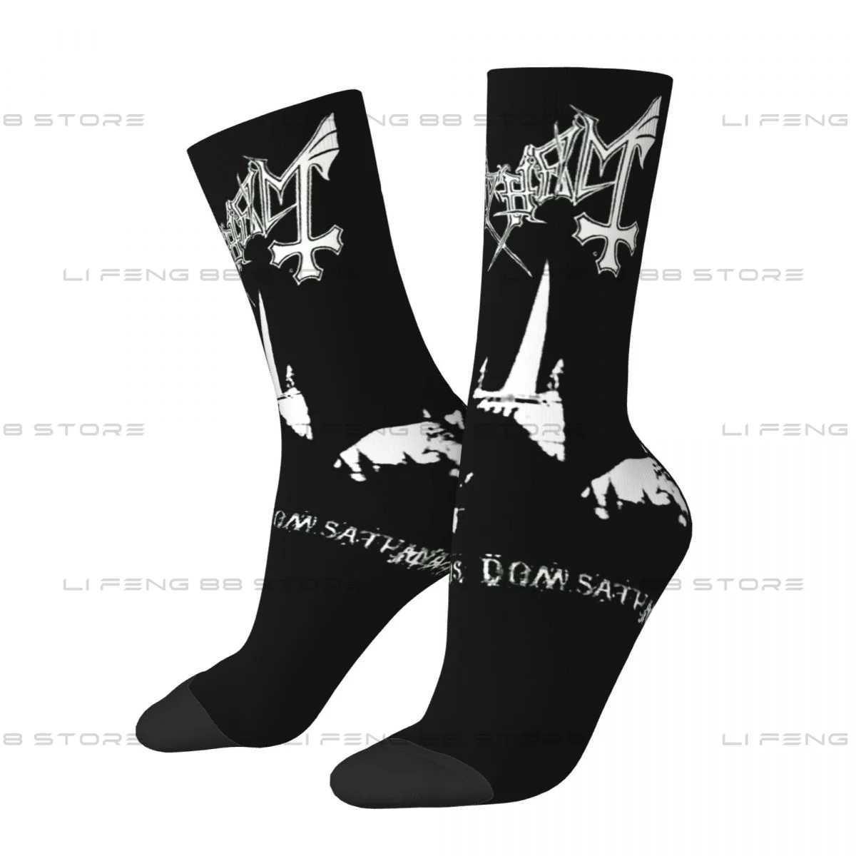 

Mayhem Deathcrush Dead Varg Men Women Socks Windproof Novelty Spring Summer Autumn Winter Stockings Gift