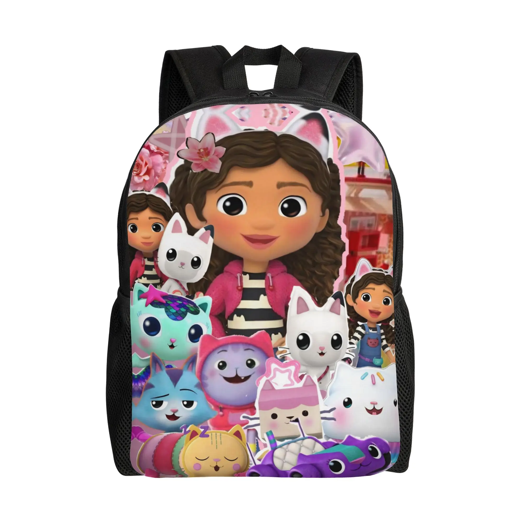 

Gabby's Dollhouse Backpack Camping Backpacks Male Stylish High School Bags Design Big Rucksack