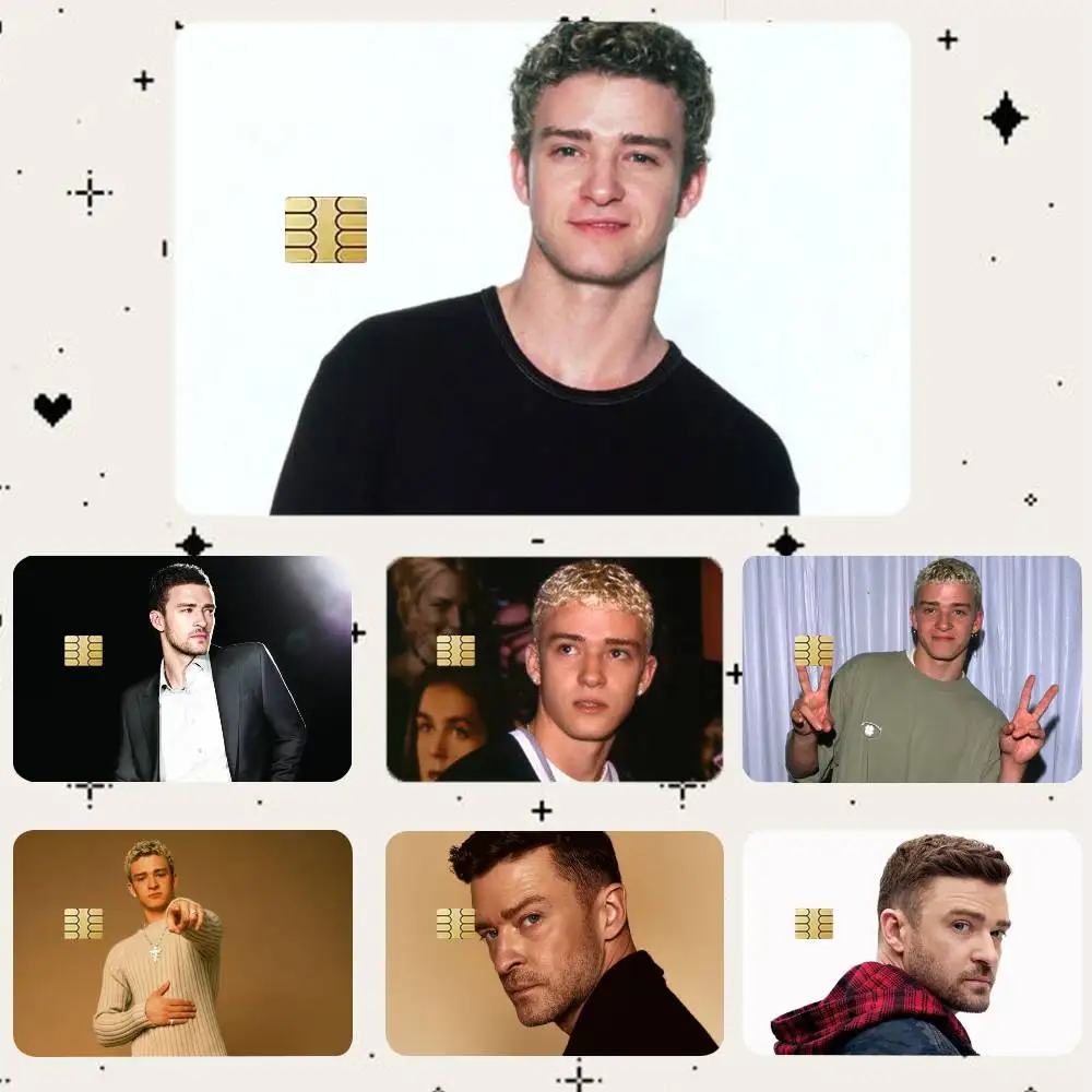 

J-Justin Timberlake HD Waterproof Card Skins Protective Stickers for Credit Bank Game Cards
