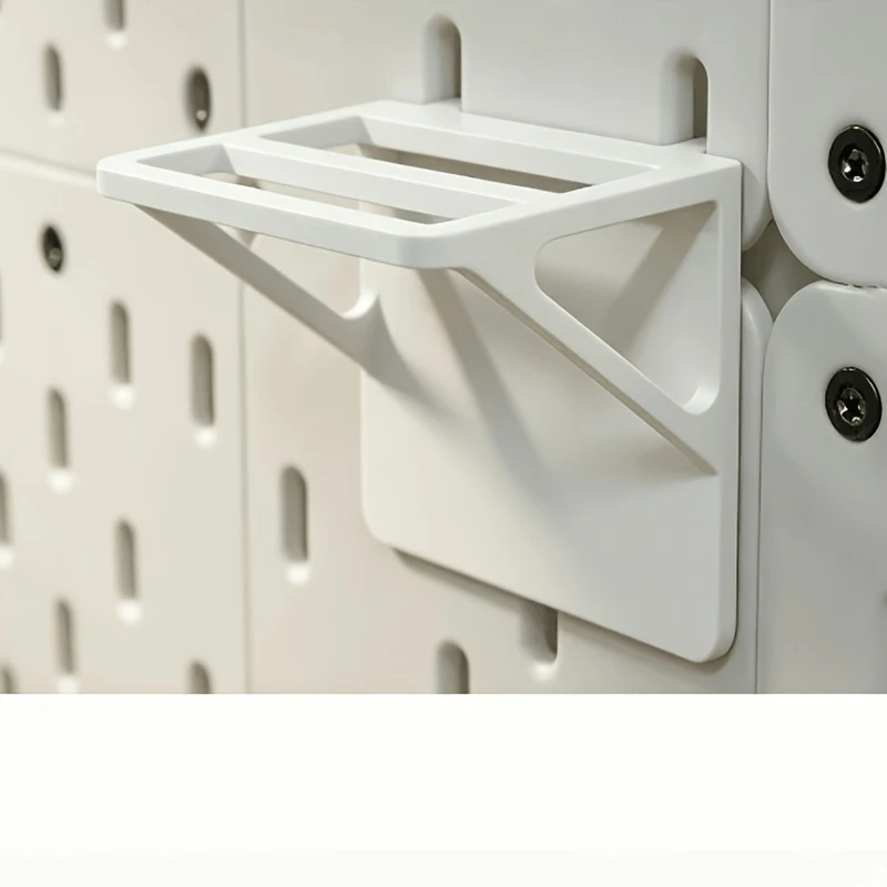 3D Printed Punch-Free Pegboard Rack, Wall Mount Plier Holder, Multi-use Storage for Office Kitchen Dorm, Sturdy & Easy Install