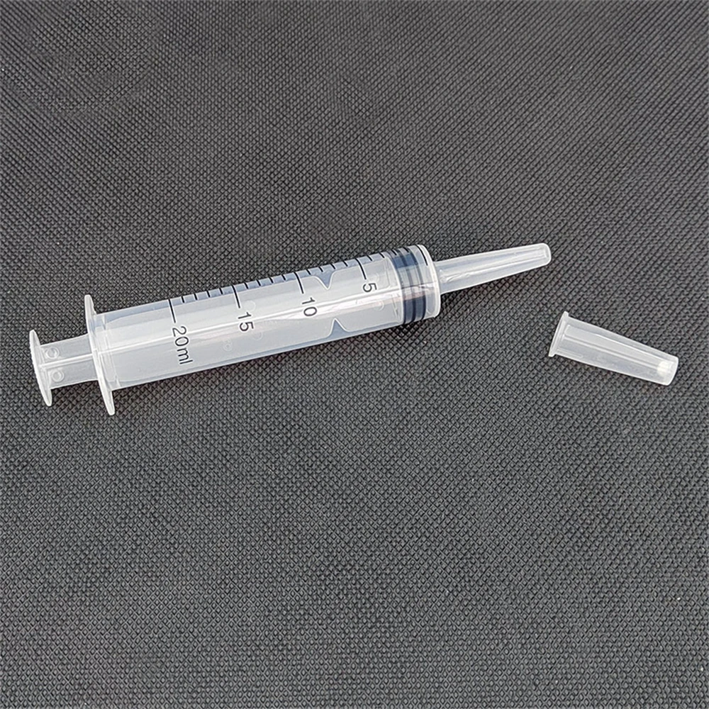 20/60ml Disposable Syringes Plastic Bulk Needle-Free Syringes Without Needle Syringe Glue Pet Feeding Needle Dog Accessories