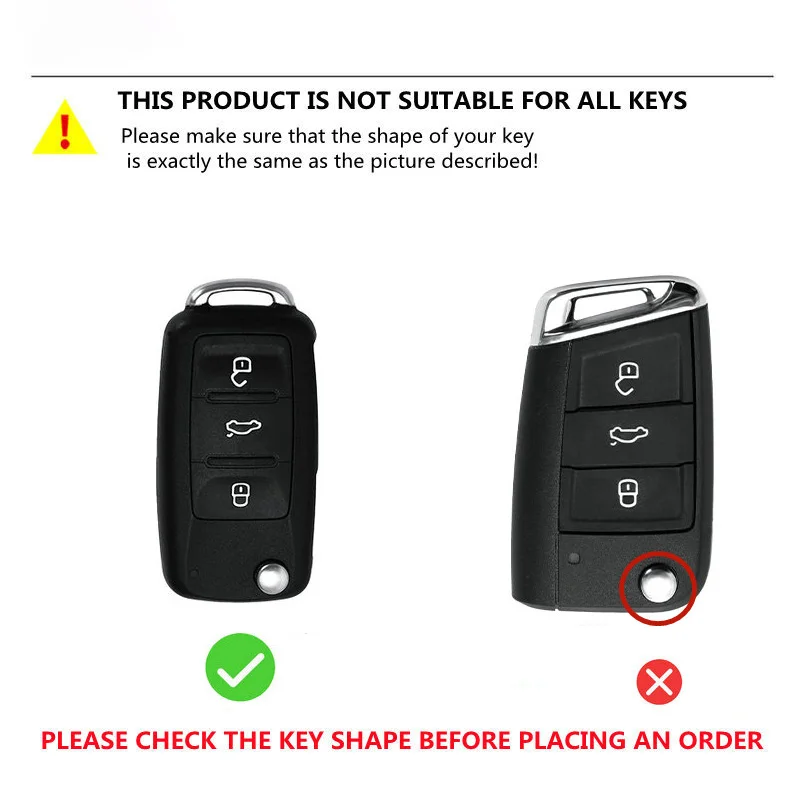 Car Key Case Cover keychain for Volkswagen key sleeves Langyi Sagitar Jetta Weiling Bora Tiguan VW keychain for car key Case