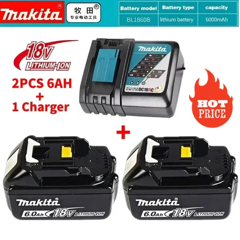 

DHL Ship Makita 18V 6.0Ah Lithium Replacement Batteries BL1860 BL1830 BL1850 BL1860B