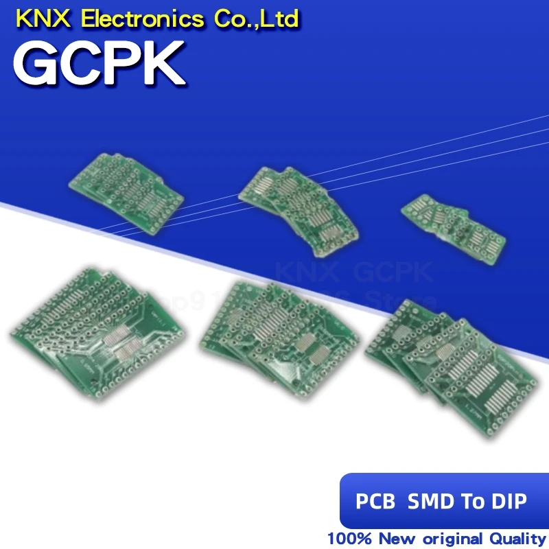 30 szt. Zestawu płytka drukowana SMD obrócić do DIP Adapter konwertera FQFP SOP8 SOP14 SOP16 SOP20 SOP28 QFP SOP 8 14 16 20 28 GCPK