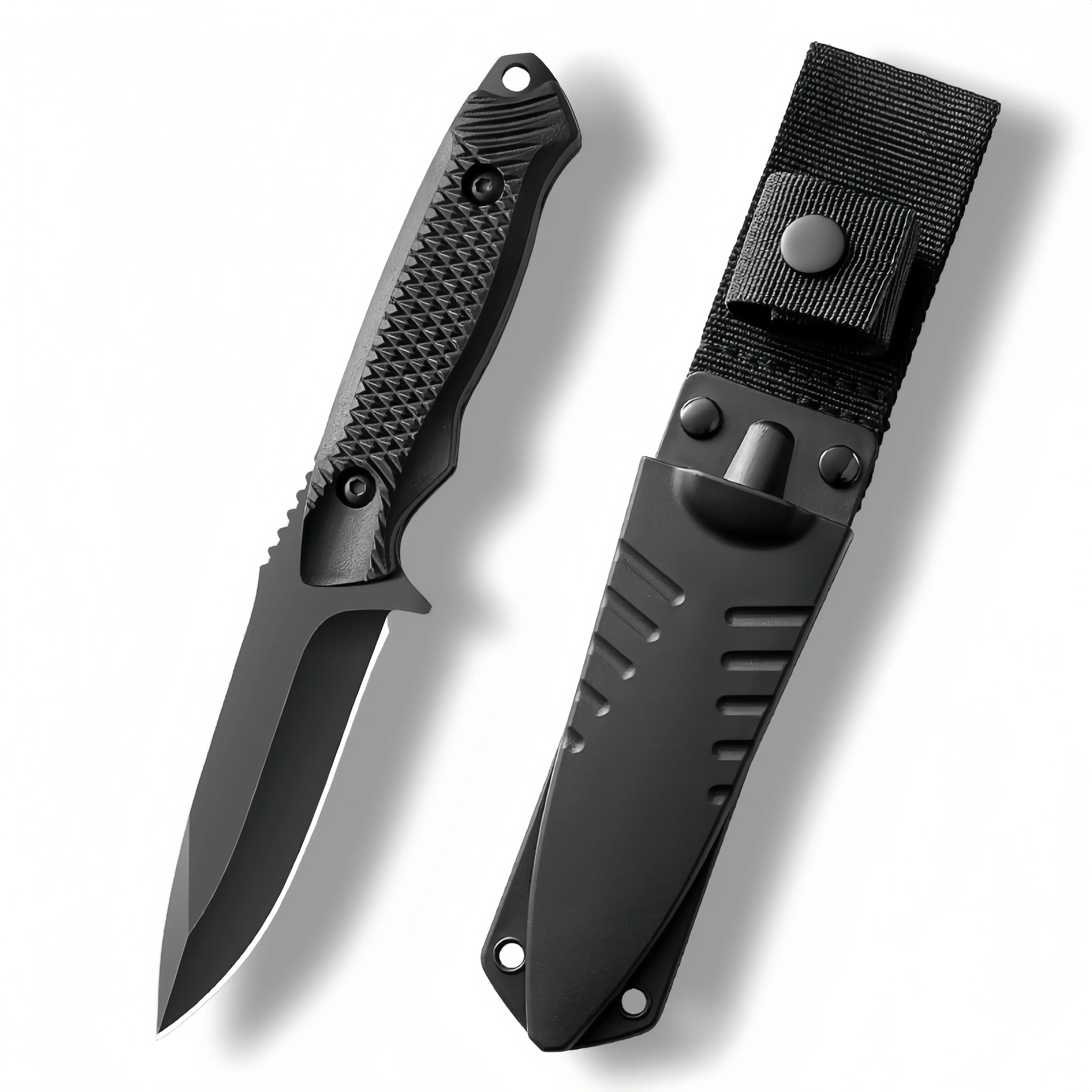 Outdoor Multipurpose Knife Personal Utility Knife High Hardness Integrated Dragon Bone Design Portable Survival Tool Men's gifts