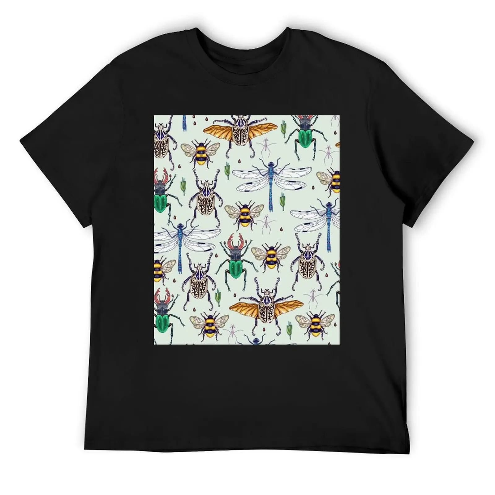 lucky insects pattern T-Shirt animal prinfor boys graphic t shirts mens t shirt graphic