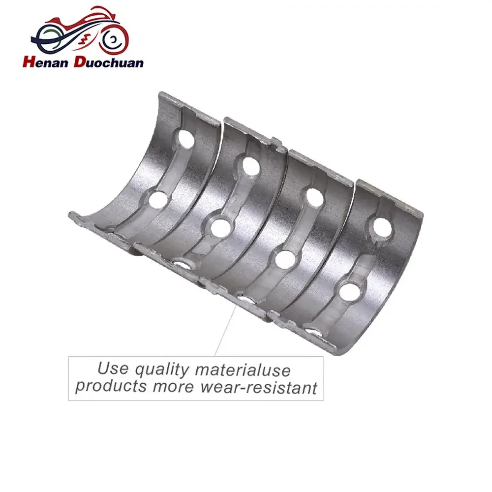 for Kawasaki EL250 Eliminator EX250 Ninja EL EX 250 2008-2021 STD ~+75 4x Connecting Rod and 6x Crankshaft Main Bearing