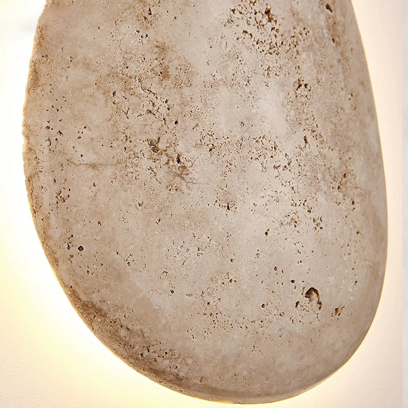 Imagem -05 - Led Yellow Cave Stone Wall Lamp Seixo Luz Estilo Creme Quarto Cabeceira Sala de Estar Criatividade Individualidade Iluminação Quente