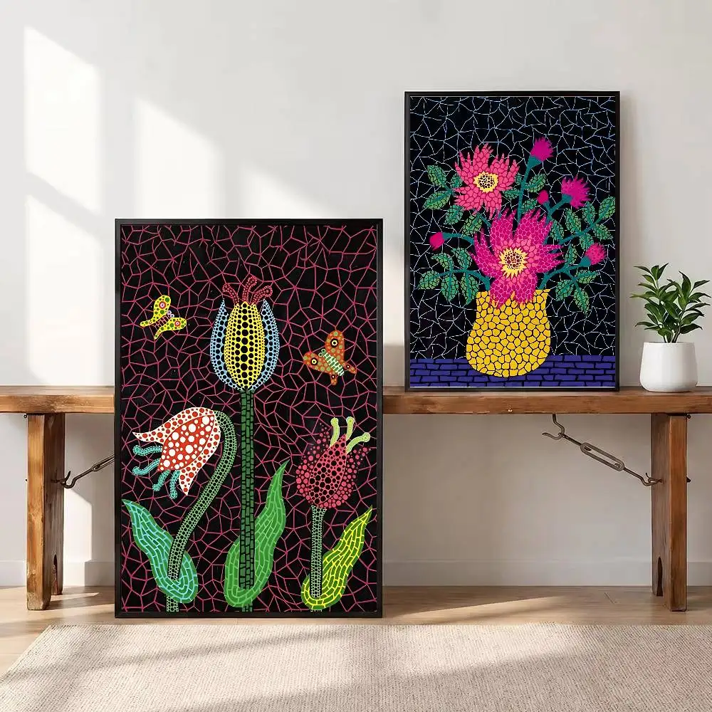 For Yayoi Kusama Poster Classic poster and wall art prints are suitable for living bedroom and home