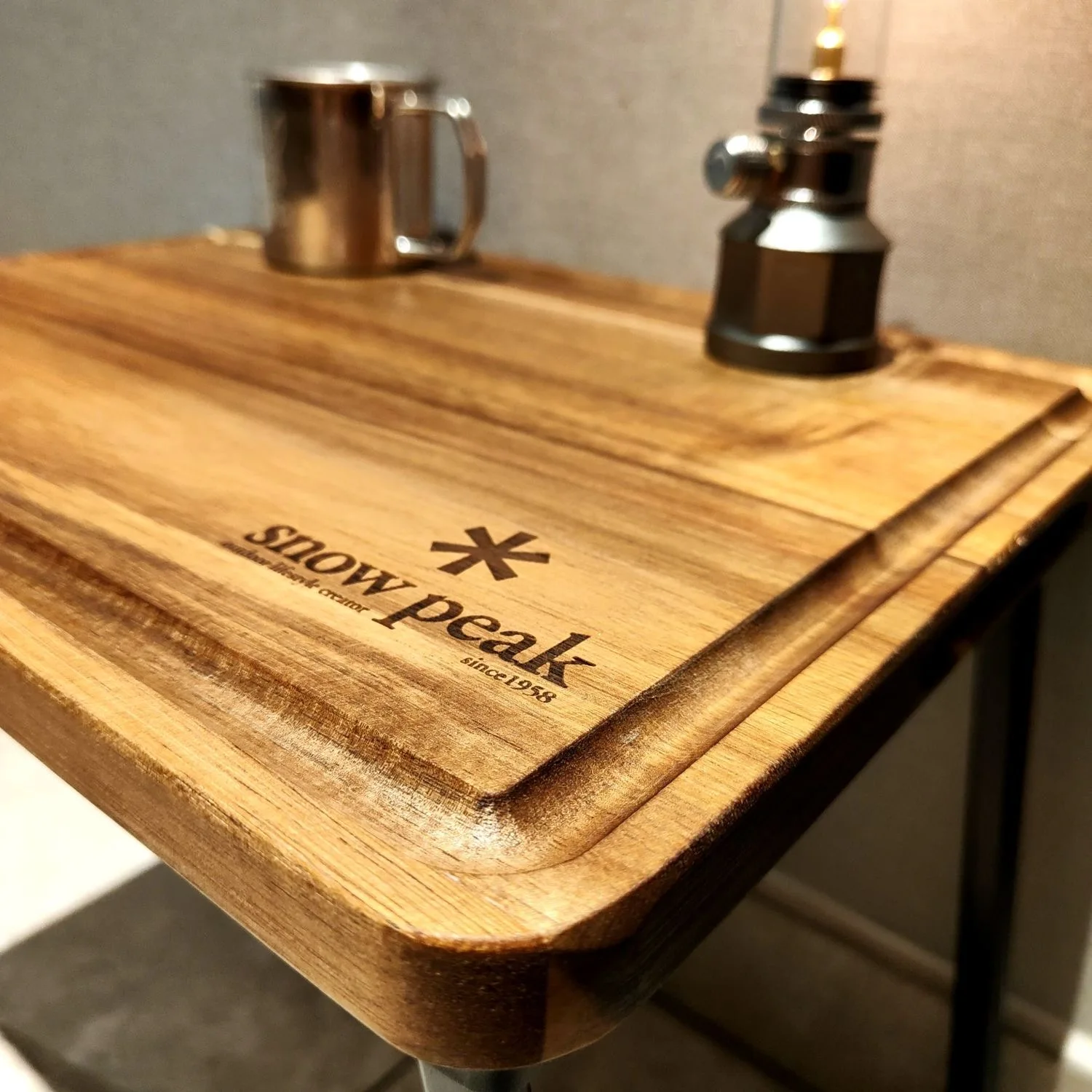 Mesa de camping plegable multifuncional