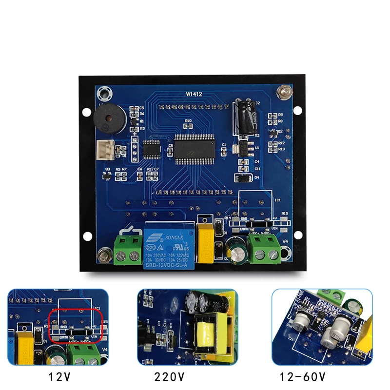 W1412 Microcomputer intelligent constant temperature thermometer electronic temperature controller Switch Thermometer 12V