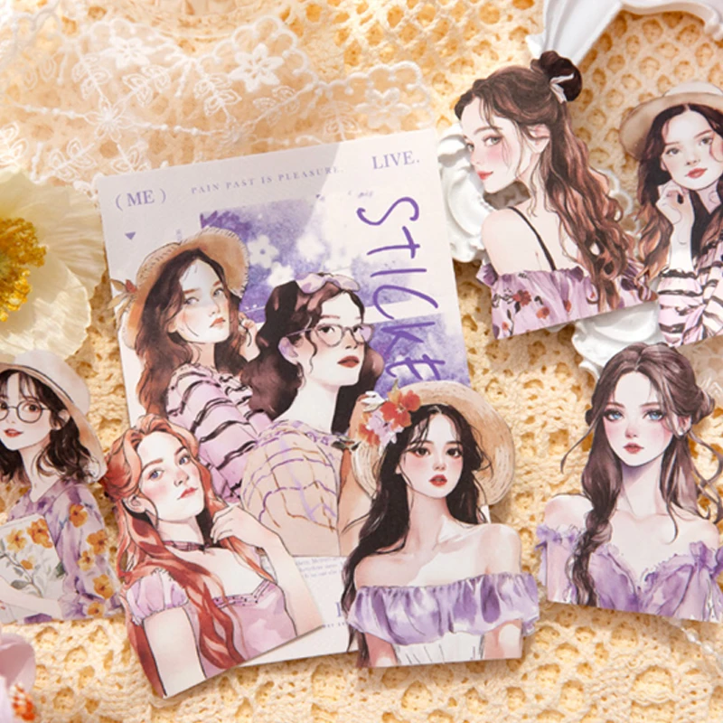 

Mr Paper, 120 листов/пакет Angel Love Beauty Collection, лазерные наклейки, кавайные наклейки, дешевые канцелярские наклейки в стиле каваи