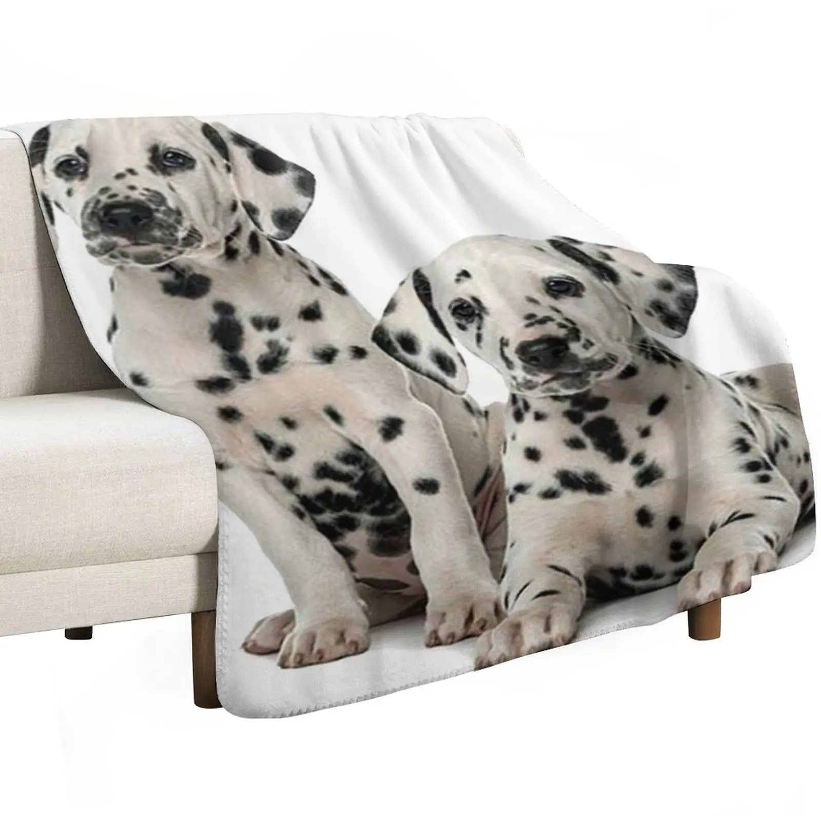 Dalmatian Puppies - 101 Dogs Throw Blanket Luxurious Soft Blanket Holiday Gift for Family