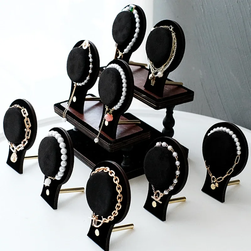 Jewelry Display Rack Creative Vintage Black Bracelet bangle Storage Store Display Photography Props