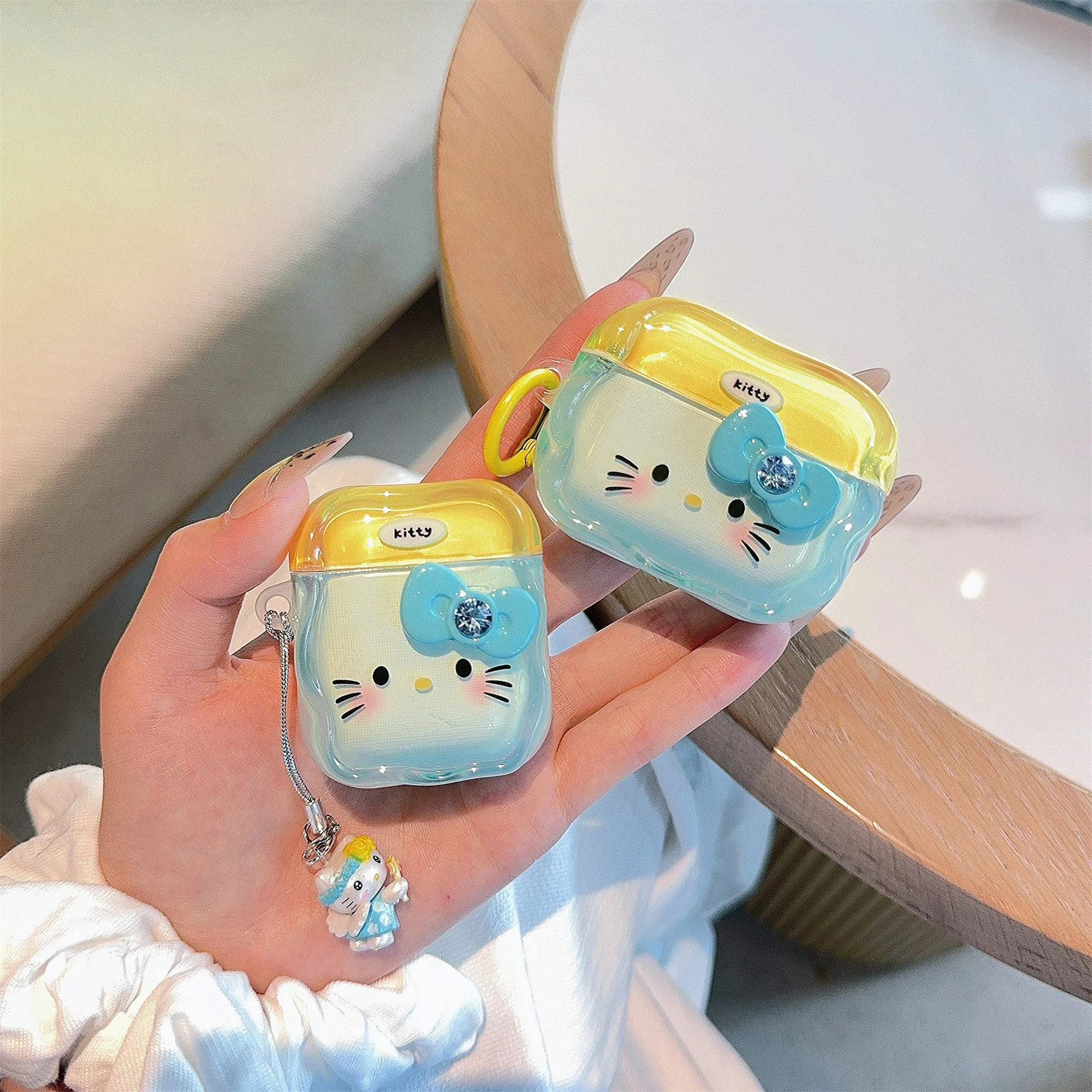 

Hot Gifts That Girls Like Styles For Sanrio Cute Cartoon Anti-drop Headphone Case Airpods 4 1 2 3 Pro Pro2 For Hello kitty