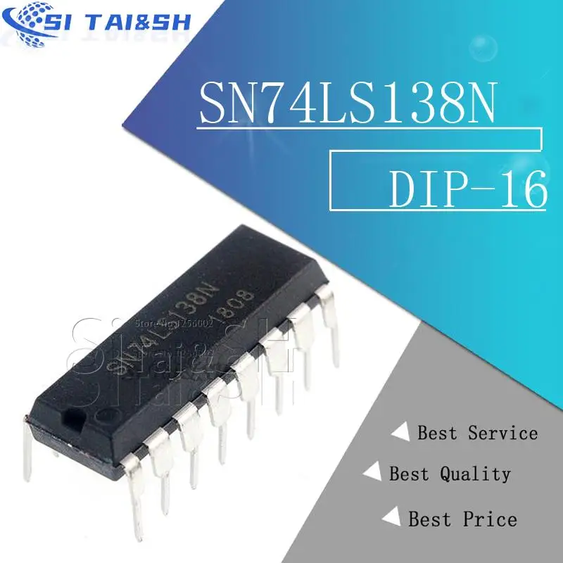 10Pcs Sn74Ls138N Di…