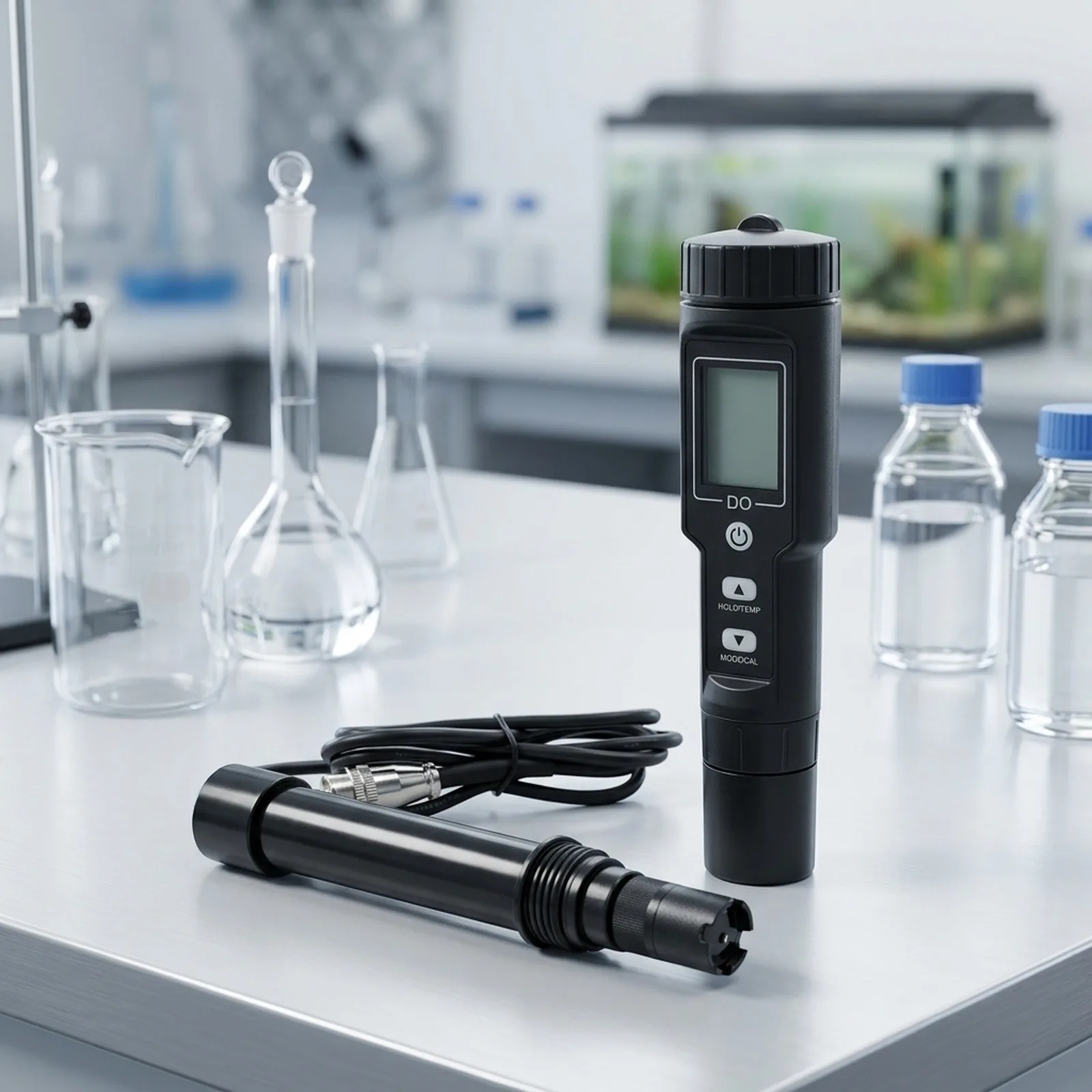 Aquarium Tool Oxygenation Instrument Home Brewing Usage Automatic Temperature Compensation Double Point Calibration